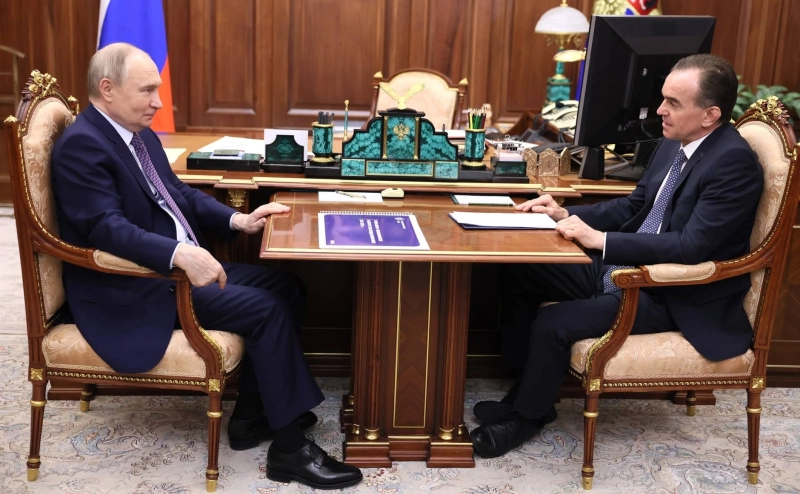 Путин встретился с Кондратьевым