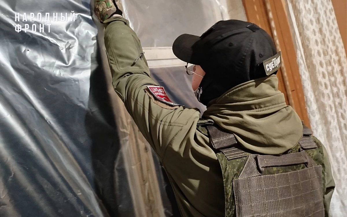 Молодёжка Народного фронта оперативно помогла жителям Донецка