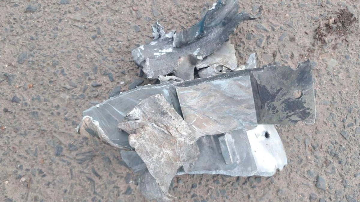 Обломки дрона повредили здание больницы