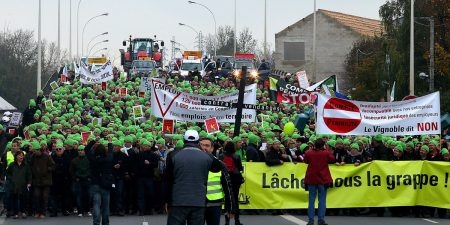 Французские фермеры начали серию протестов