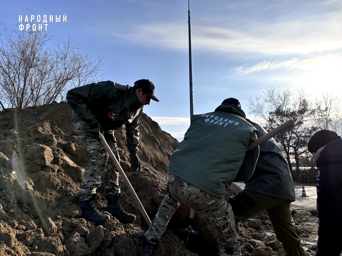 Народный фронт помогает подготовиться к возможному паводку Курганской области