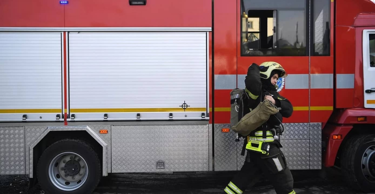 Во Владимирской области произошел мощный пожар