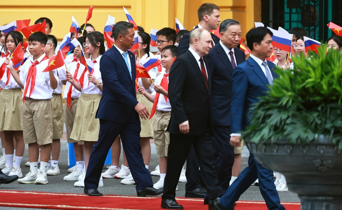 Путин рассказал про укрепление партнерства с Вьетнамом