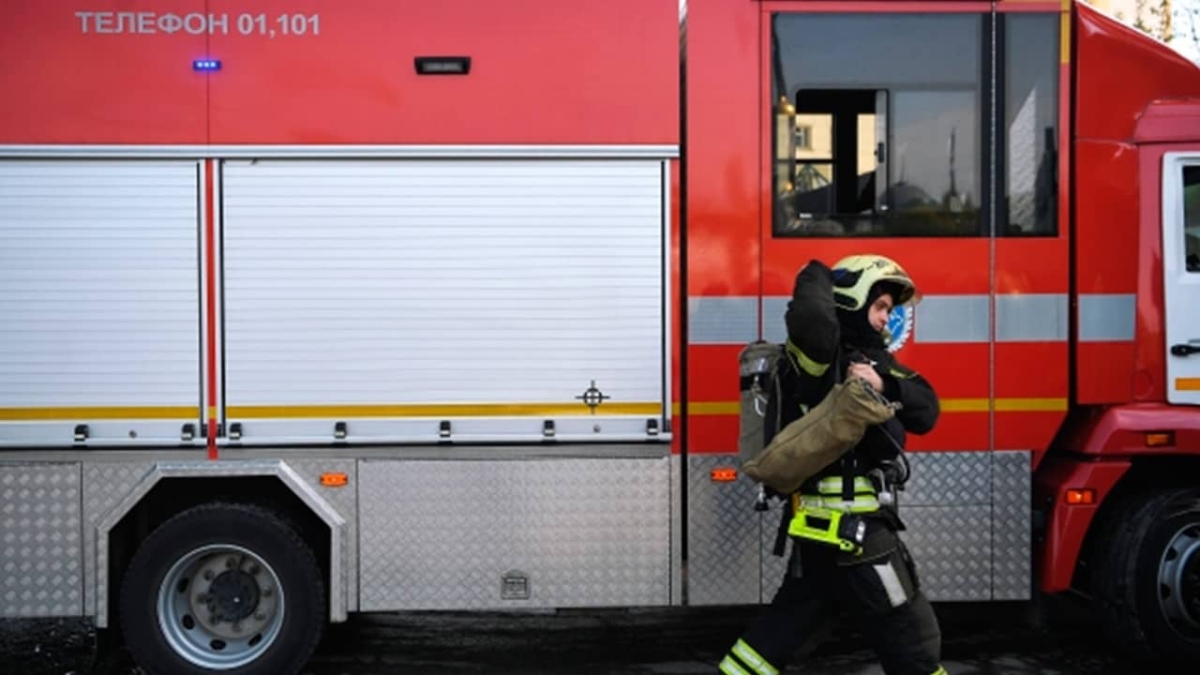 В столичном ТРЦ случился пожар