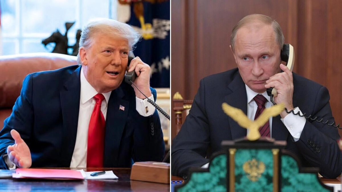 Путин и Трамп начали телефонные переговоры