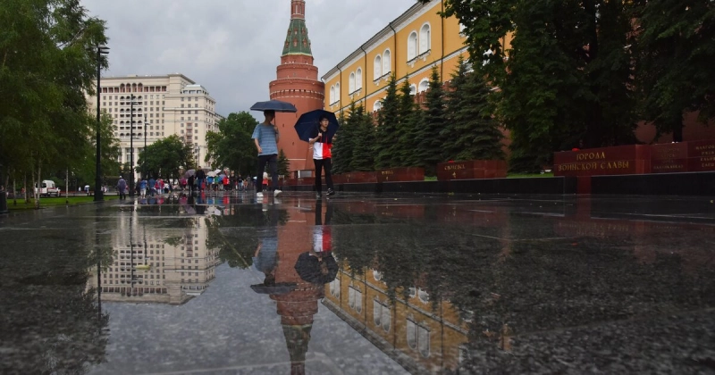 Москву затопило после тропического ливня