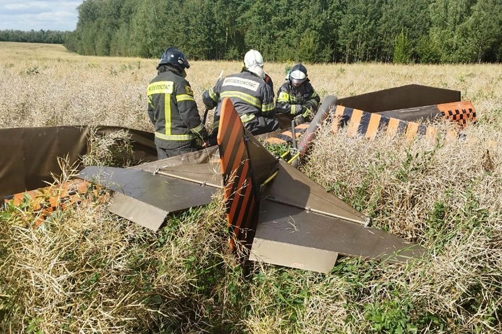 В Подмосковье разбился легкомоторный самолет