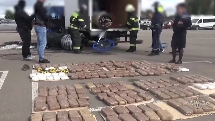 Обнаружена крупная партия наркотиков в "Газели" в Подмосковье