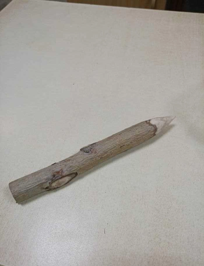 Омичка принесла в суд осиновый кол как «энергетический талисман»