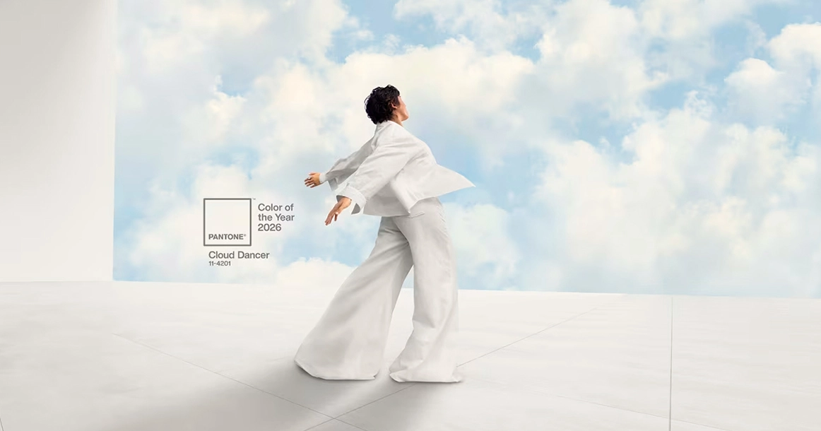 Цветом 2026 года по версии Pantone стал белый оттенок Cloud Dancer