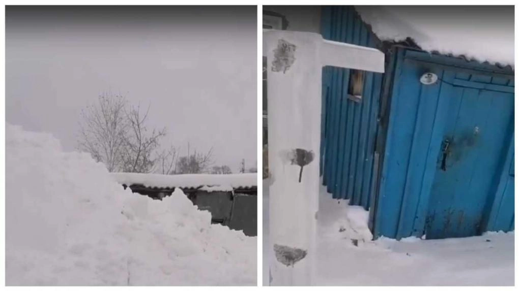 «Женщина-инвалид плачет каждый день»: трактор завалил снегом дом пенсионеров под Новосибирском